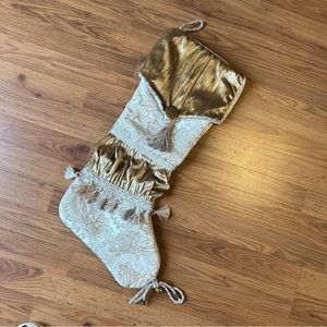 Serendipity Luxury Gold and Champagne colored‎ Christmas Stocking Tassels